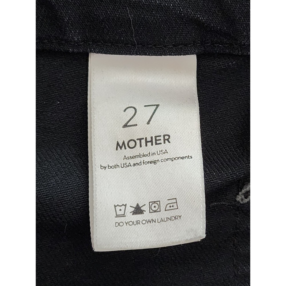 Mother Superior The Patch Pocket Roller Ankle Jeans Whos Sorry Now Dark Wash 27 - Picture 4 of 6